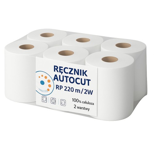 Ręcznik AUTOCUT  220m CELULOZA - 6 rolek