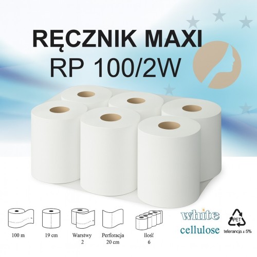 Ręcznik papierowy MAXI 100m CELULOZA - 30 rolek